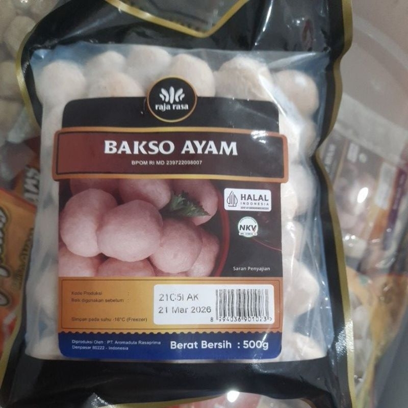 

Rajarasa bakso ayam 500gr