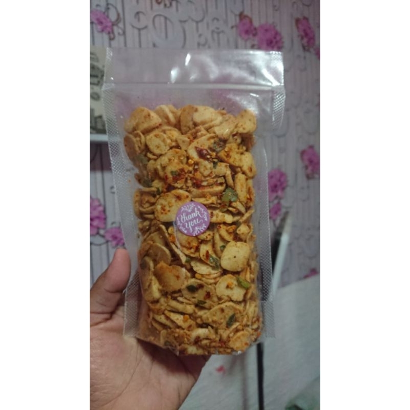 

otak otak daun jeruk kriuk pedas dan original 250 gram