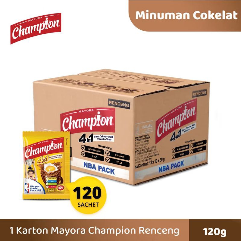 

ENERGEN CHAMPION SUSU COKLAT KARTON | Champion 1 Dus | Minuman Susu Coklat