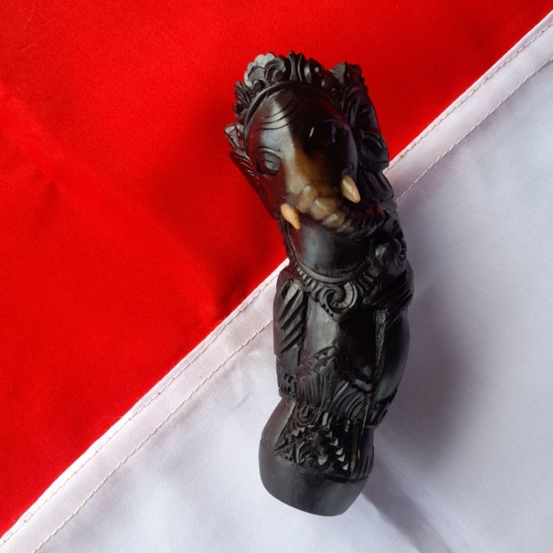Handle , Deder keris model ganesha bahan Tanduk no 100