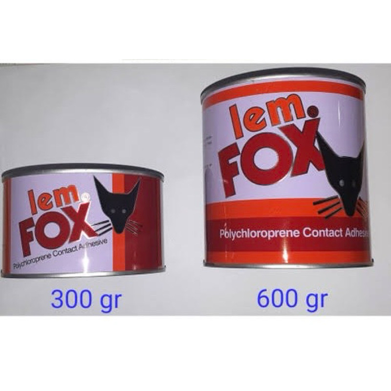 

Lem Fox Kuning 300gr dan 600gr