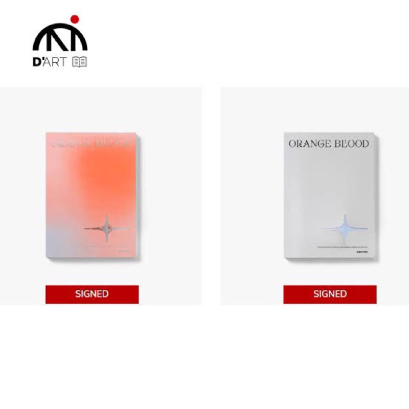 READY STOCK OFFICIAL ENHYPEN ORANGE BLOOD SIGNED EXCLUSIVE