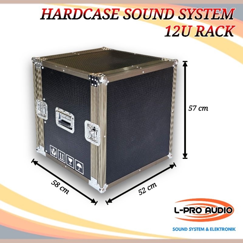 Hardcase asesoris 12U rak server sound system sound gear accesories 12U Rack