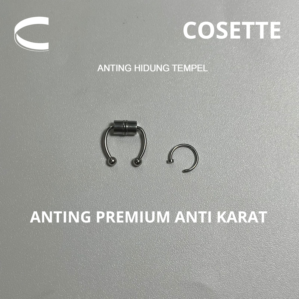 COSETTE Anting Tempel Hidung Pria Wanita Unisex