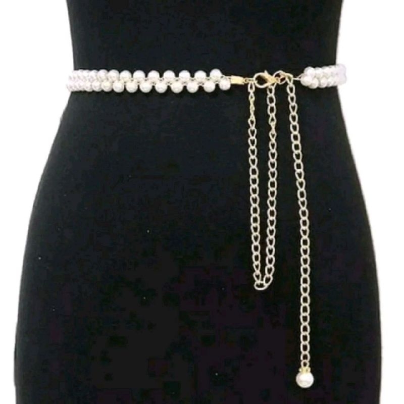 belt accesories mute susun.ikat pinggang wanita.gesper rangkai