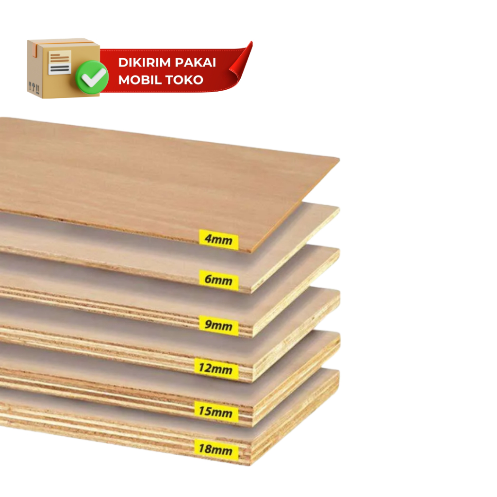 JUAL TRIPLEK MC 18MM 122X244MM (MERAH) SUPER BANGUNAN