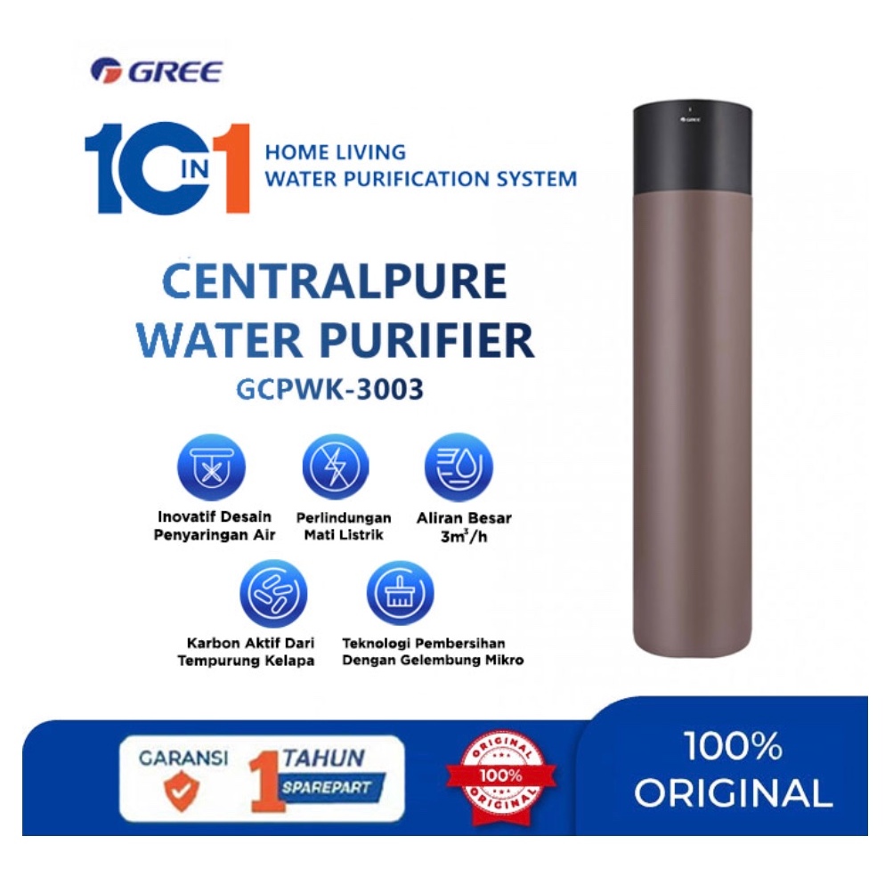 Gree Water Purification Centralpure Water Softener - GSWK-3202