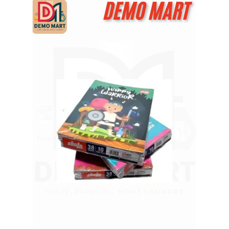 

BUKU TULIS SKOLA 38&58 LEMBAR 1PAK=10ISI