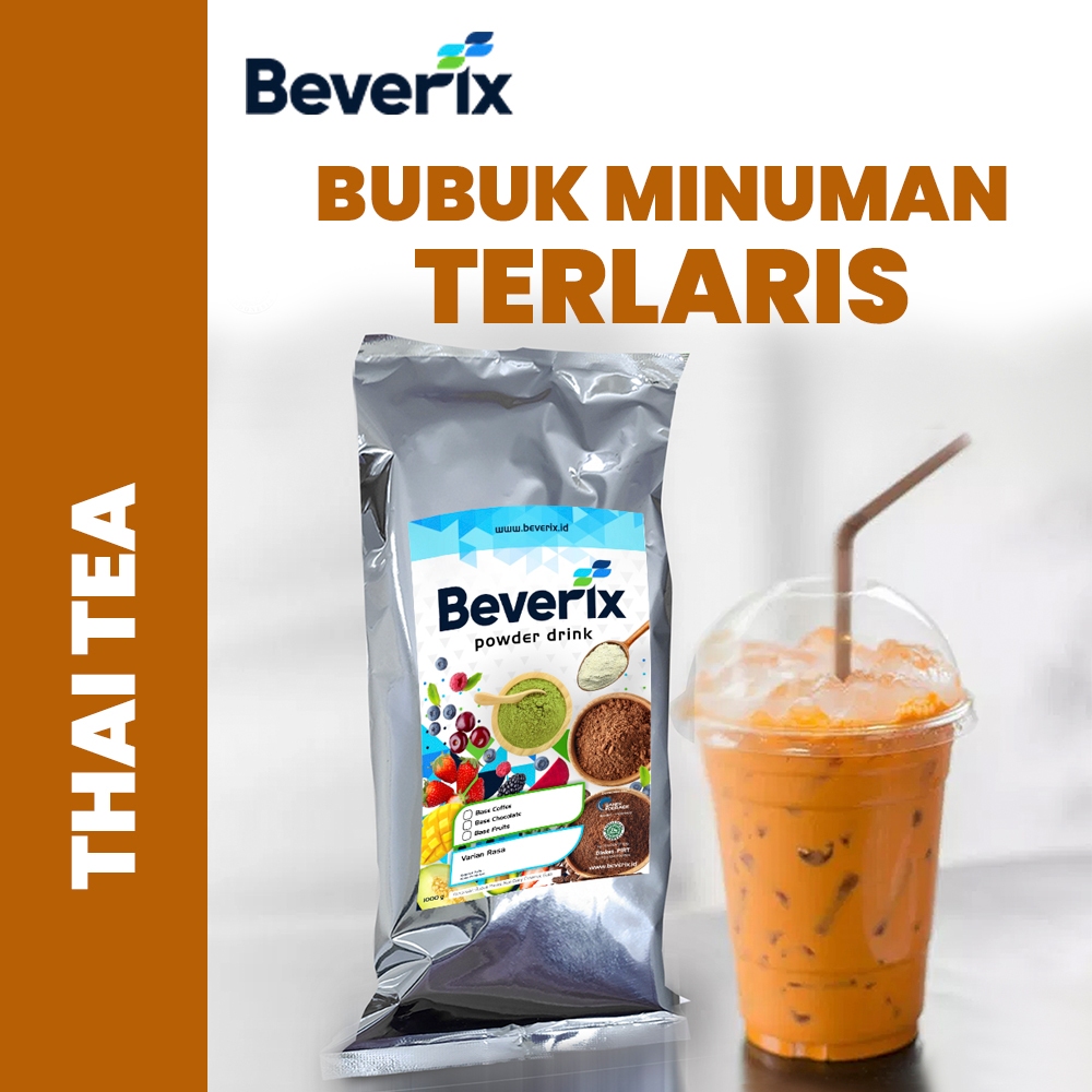 

BEVERIX Bubuk Minuman Thai Tea Original Premium 500 Gr Teh Thai Tea Powder