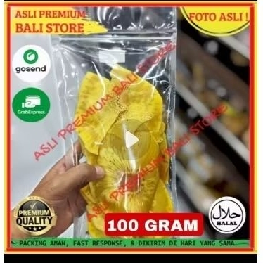 

OLEH OLEH MAKANAN CEMILAN CAMILAN SNACK KULINER KHAS ASLI ORI ORIGINAL BALI KERIPIK KRIPIK SUKUN BREADFRUIT CHIPS 100 GRAM GR