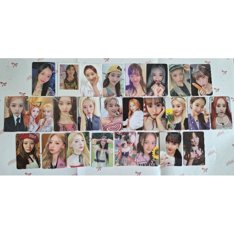 (SERBA 10-20K) photocard pc stayc sumin, yoon, seeun, sieun, j, isa stereotype, teddy bear, teenfres