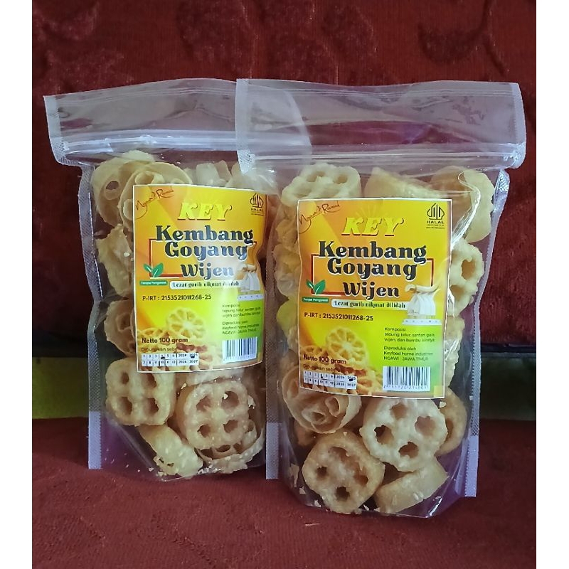 

Kembang Goyang Wijen Gurih Manis Legit Enak