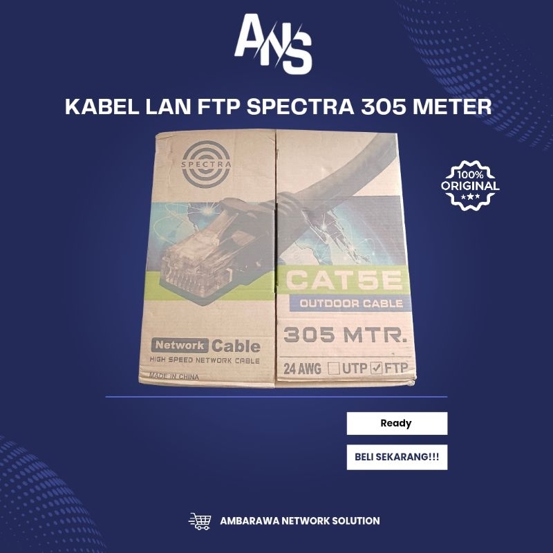 Kabel LAN FTP Spectra 305 Meter