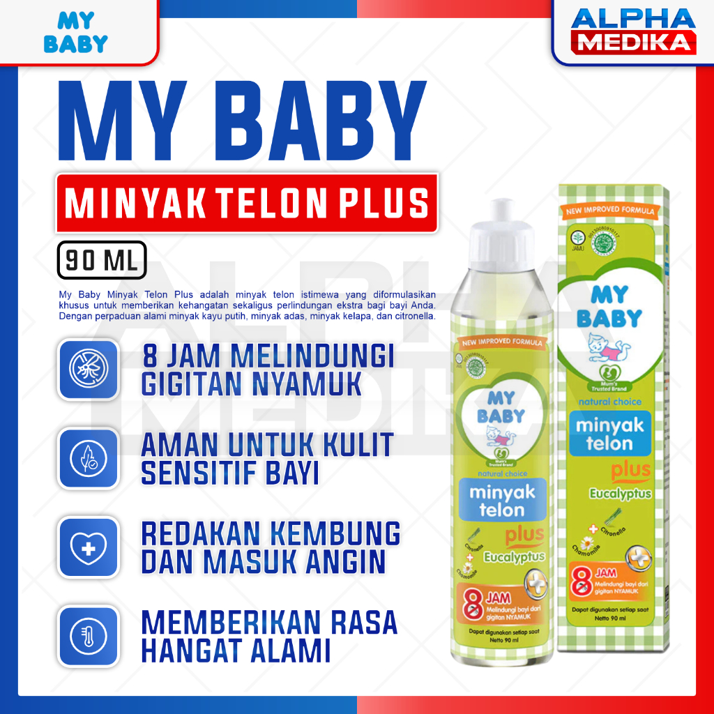 MY BABY - Minyak Telon Plus 90 ml / My Baby Telon Plus 90ml