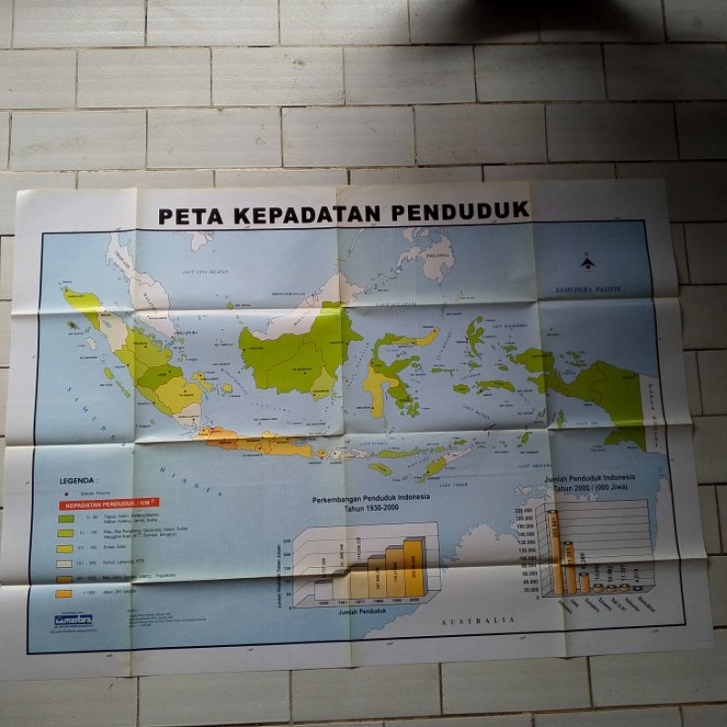 

PETA KEPADATAN PENDUDUK Indonesia 1930-2000