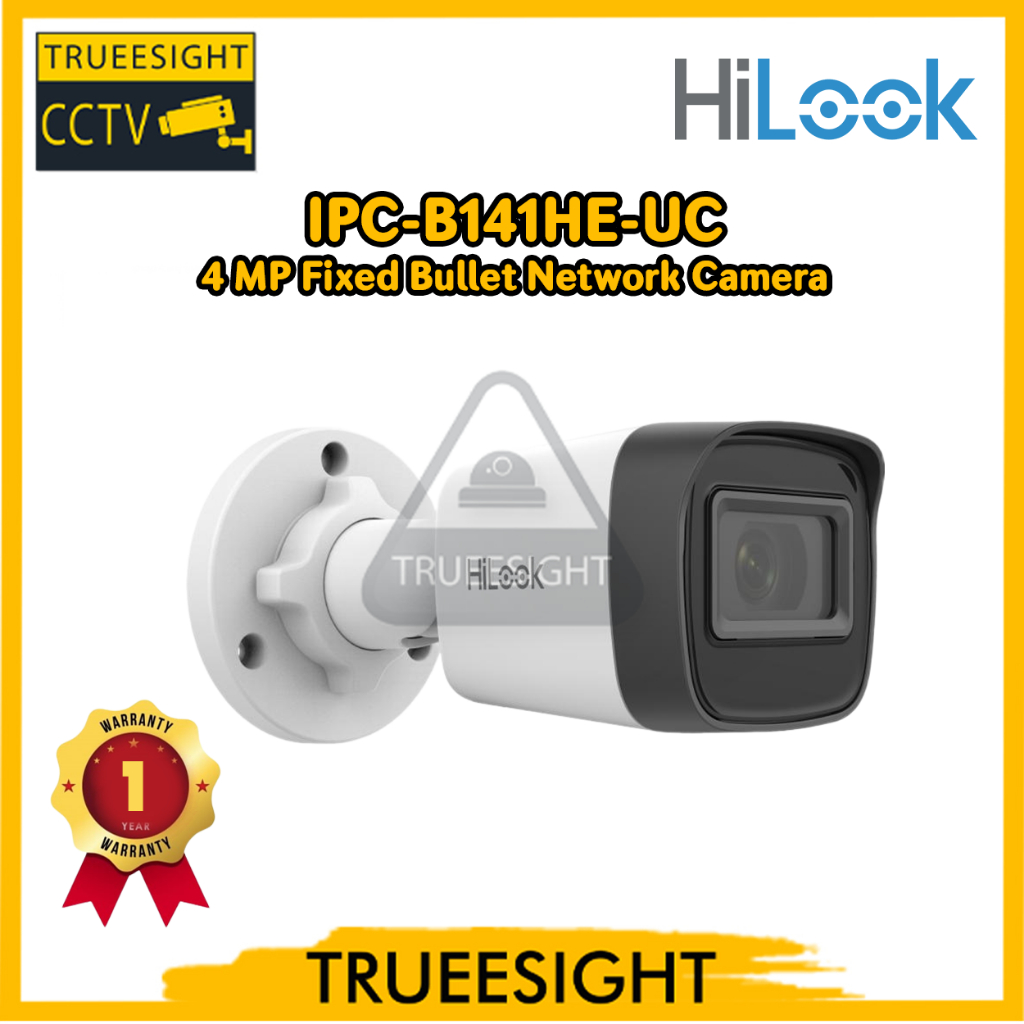 HILOOK IP CAMERA 4MP IPC-B141HE-UC Outdoor