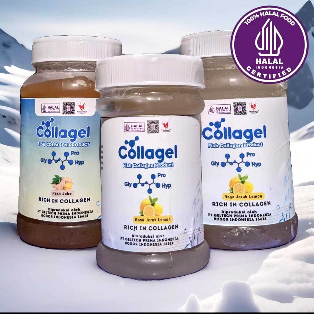 Collagel Drink Jelly Halal | Collagen Ikan 300ml & 150ml