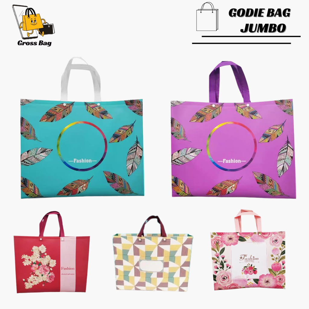 

Goodiebag Spunbond Motif Jumbo – Tas Souvenir / Gift Bag Premium Ukuran 49x40x12 cm