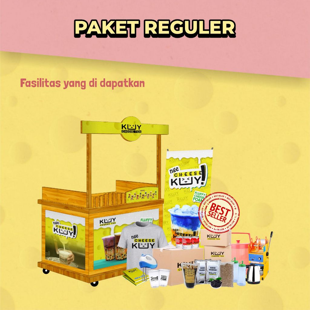 

Usaha Minuman Cheese Tea Menguntungkan Siap Jualan - Paket Reguler