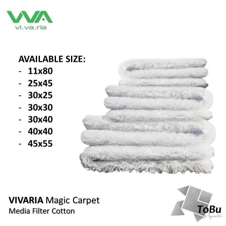 Vivaria Magic Carpet Filter Media Cotton / Saringan Air Akuarium dan Kolam