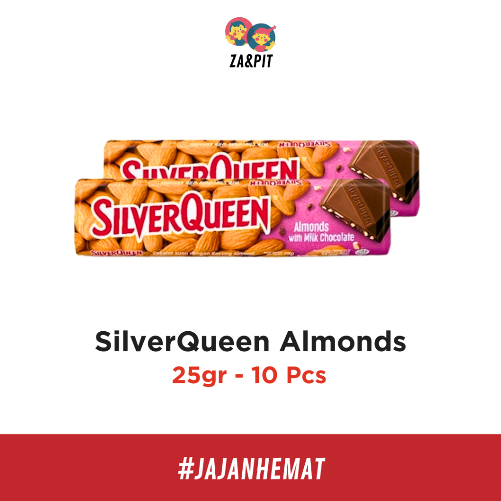 

Silverqueen 25gr | Almonds Cashews Mix | Pack 10 Pcs