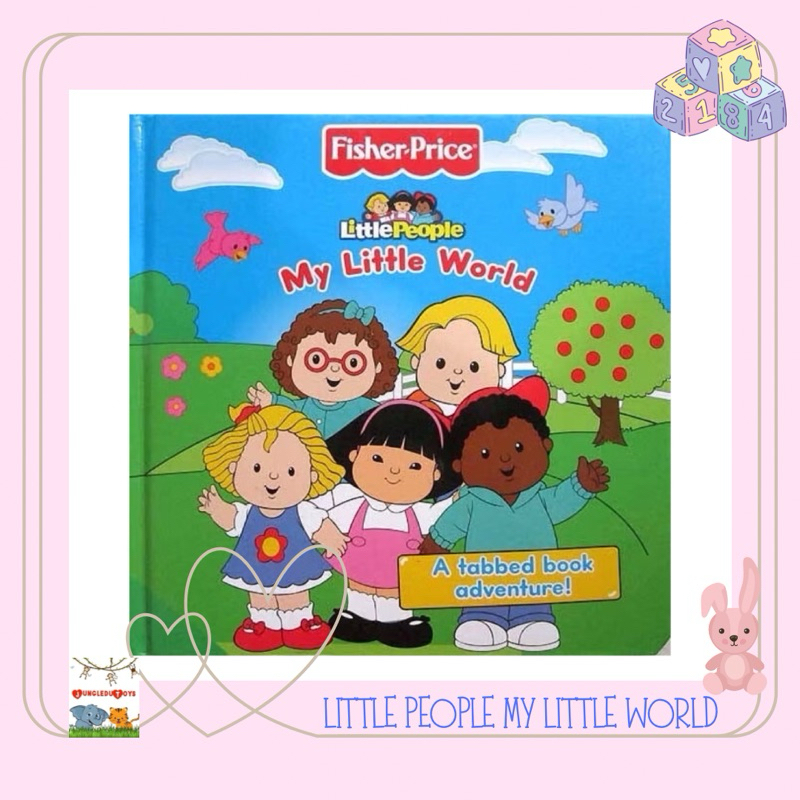 Fisher Price Little People My Little World Original Board Book Buku Cerita Anak Balita