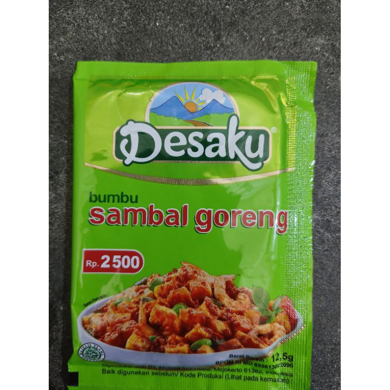 

Sambal Goreng Desaku Kemasan 1 Sachet