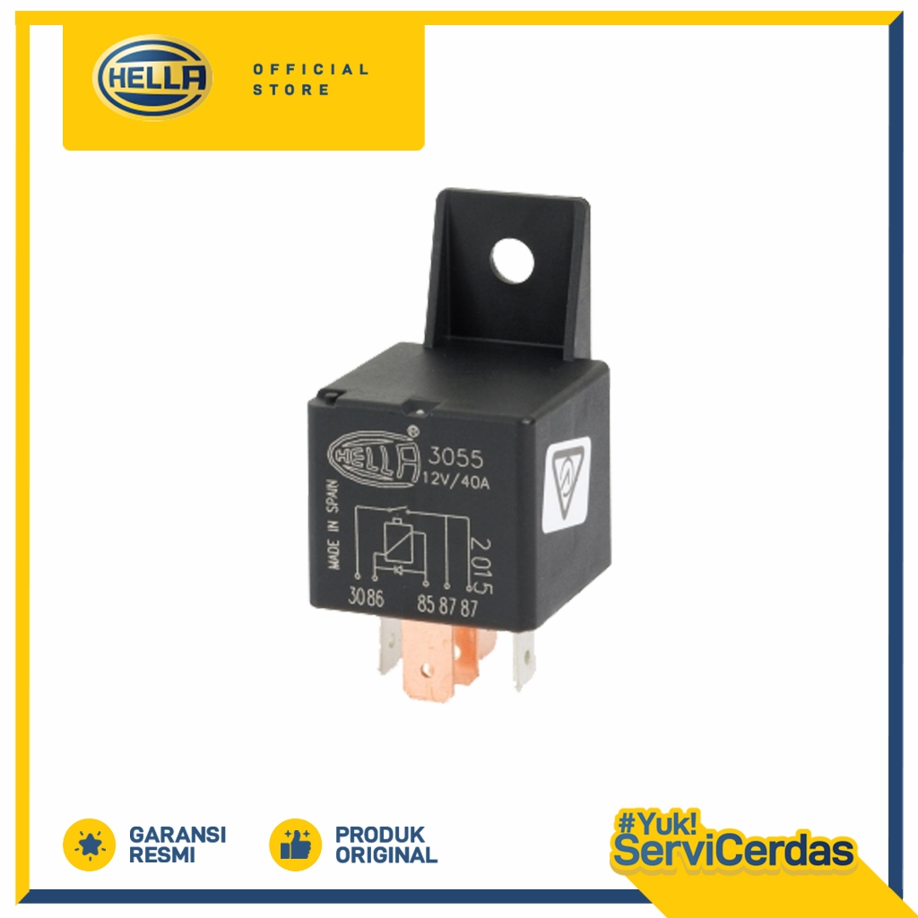 Relay Hella Main Curren 12V 40A
