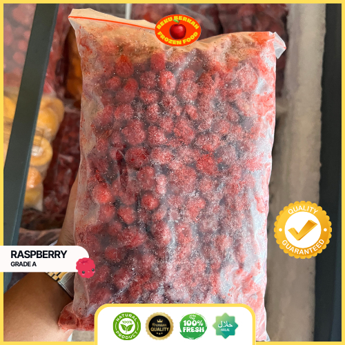 

IQF Raspberry Frozen Premium Grade A 1kg I Buah Raspberry Beku | Supplier Buah Beku Raspberi