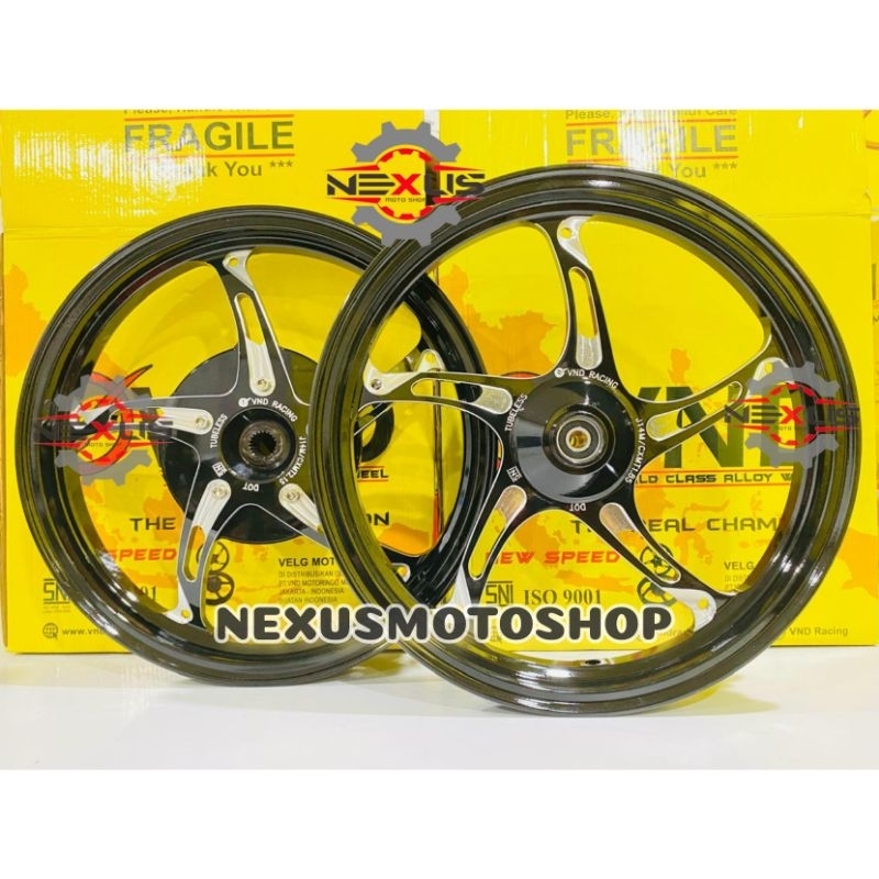 Velg Vnd New Speed Vario 160 ABS 185x14 & 215x14 Velg Racing Vnd New Speed Vario160 abs velg bintang