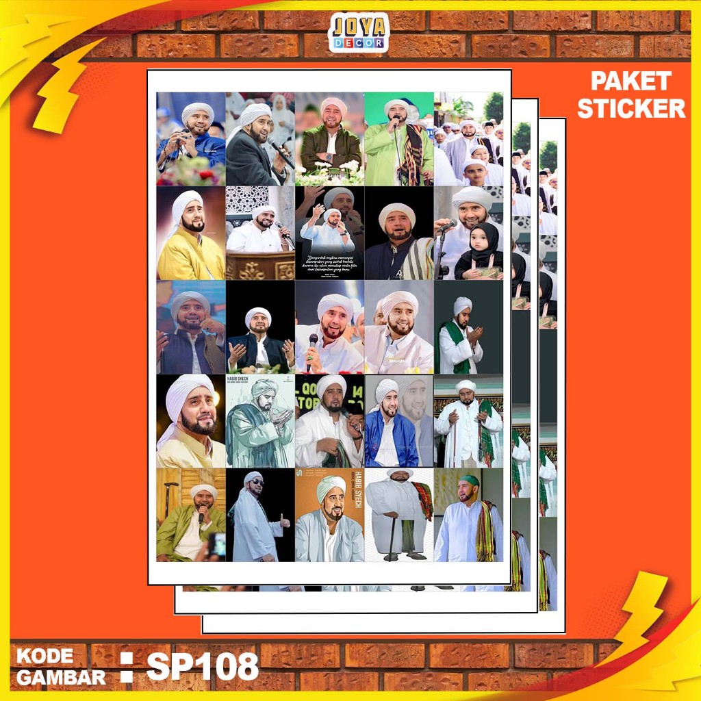 

GAMBAR STICKER HABIB SYECH BIN ABDUL QODIR ASSEGAF / STIKER HABIB SYECH BIN ABDUL QODIR ASSEGAF / PAKET STIKER HABIB SYECH BIN ABDUL QODIR ASSEGAF PER 25 PCS / KODESP108