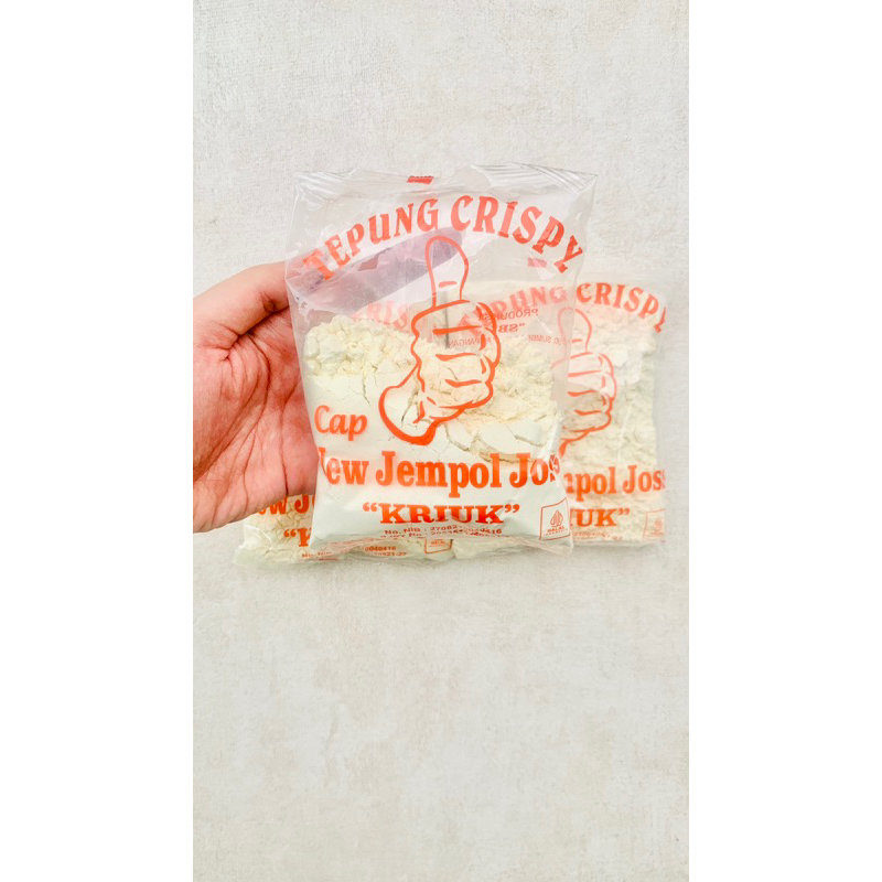 

Tepung Crispy Cap “Jempol” Kriuk/Jempol Berdiri (Berat 150 gr)