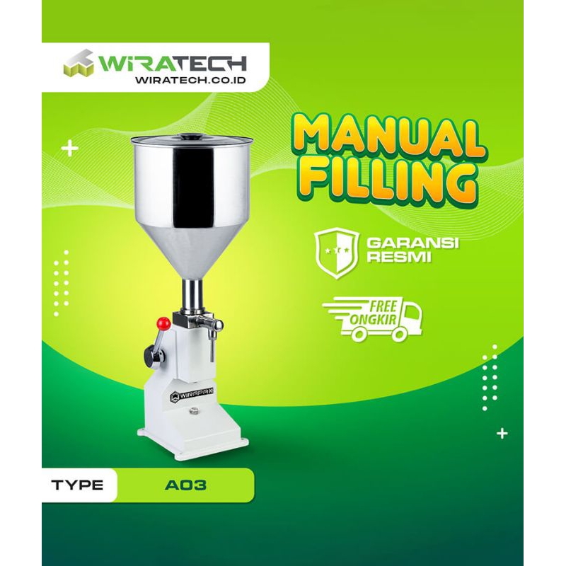 Mesin Filling Manual Cream Filling Machine Wirapax A03