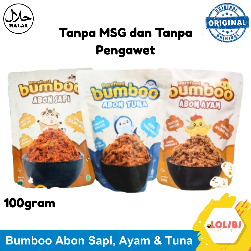 

Bumboo Abon Asli Kaldu & Abon Anak MPASI No MSG Tanpa Gula