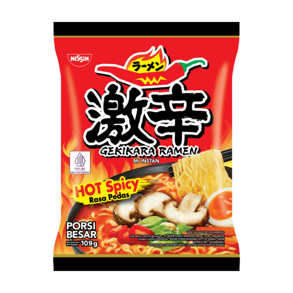 NISSIN Mie Gekikara Ramen Hot Mushroom / Gekikara Ramen