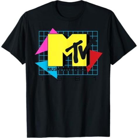 Kaos Vintage MTV Music Television 1981 Logo T-Shirt