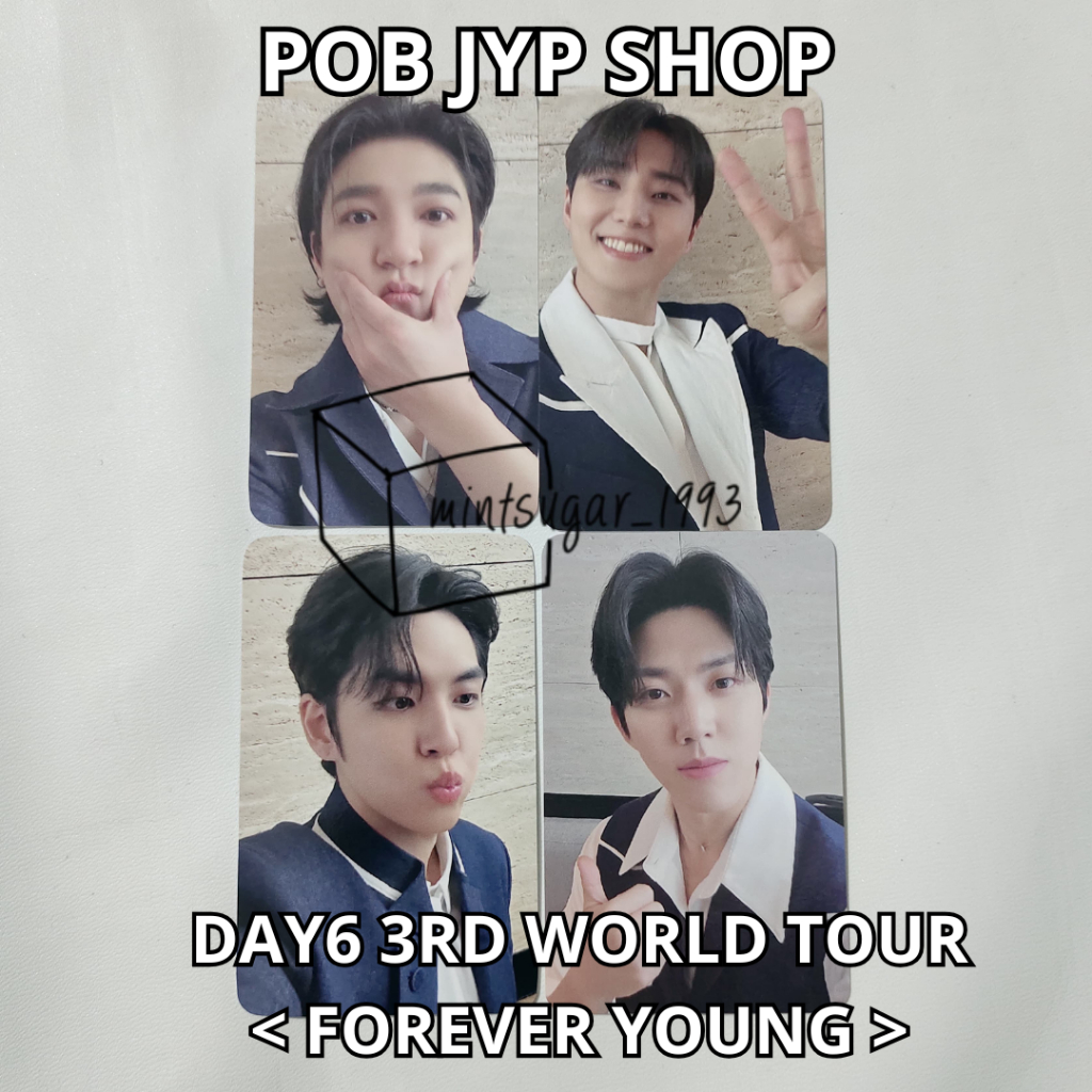 [ READY NEW ] POB JYP SHOP - DAY6 3RD WORLD TOUR < FOREVER YOUNG > 2ND OFFICIAL MERCH DAEJEON GWANGJ