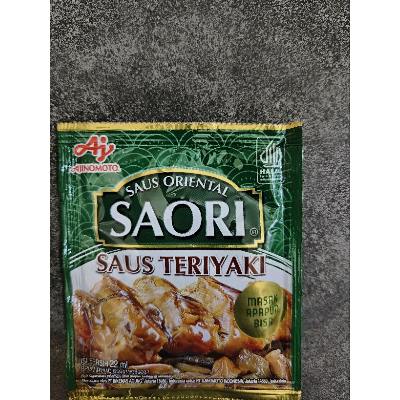 

Saus Teriyaki Saori Kemasan 1 Sachet