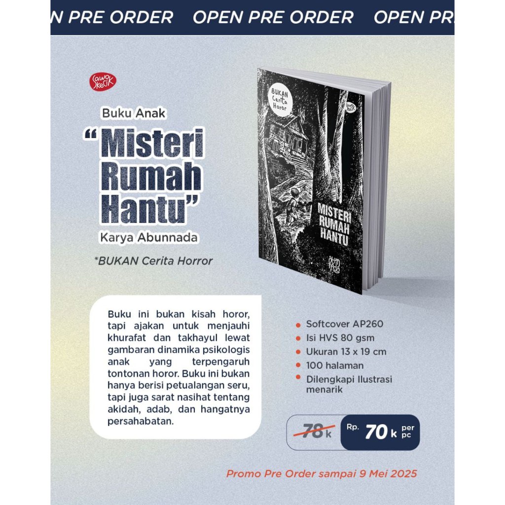 Buku Bukan Cerita Horor: Misteri Rumah Hantu – Abunnada