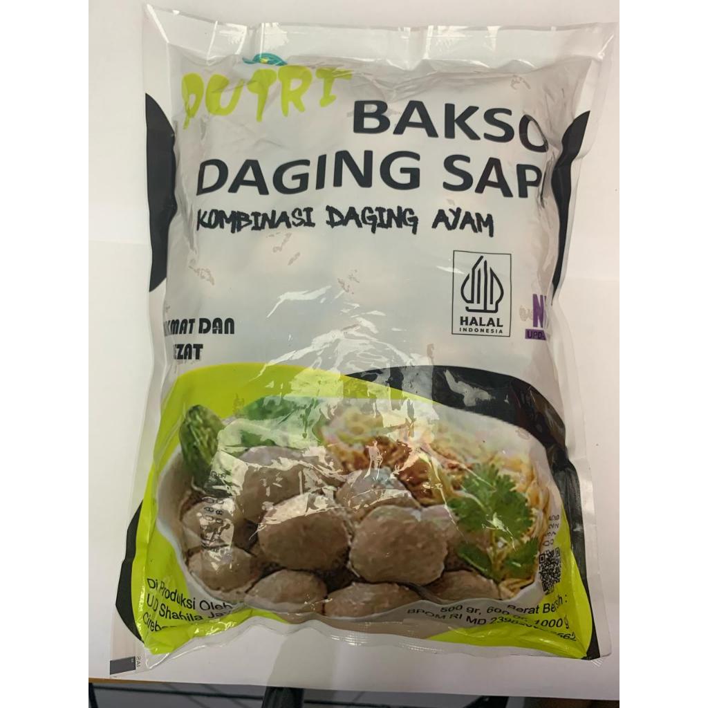 

Baso Sapi 1kg Bakso Putri Isi 100 Butir Pentol Baso Halal