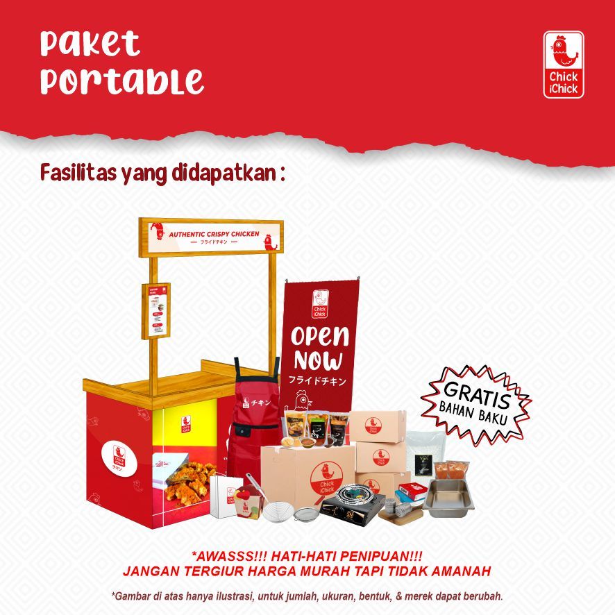 

Paket Usaha Makanan Ayam Crispy Kekinian - Paket Portable