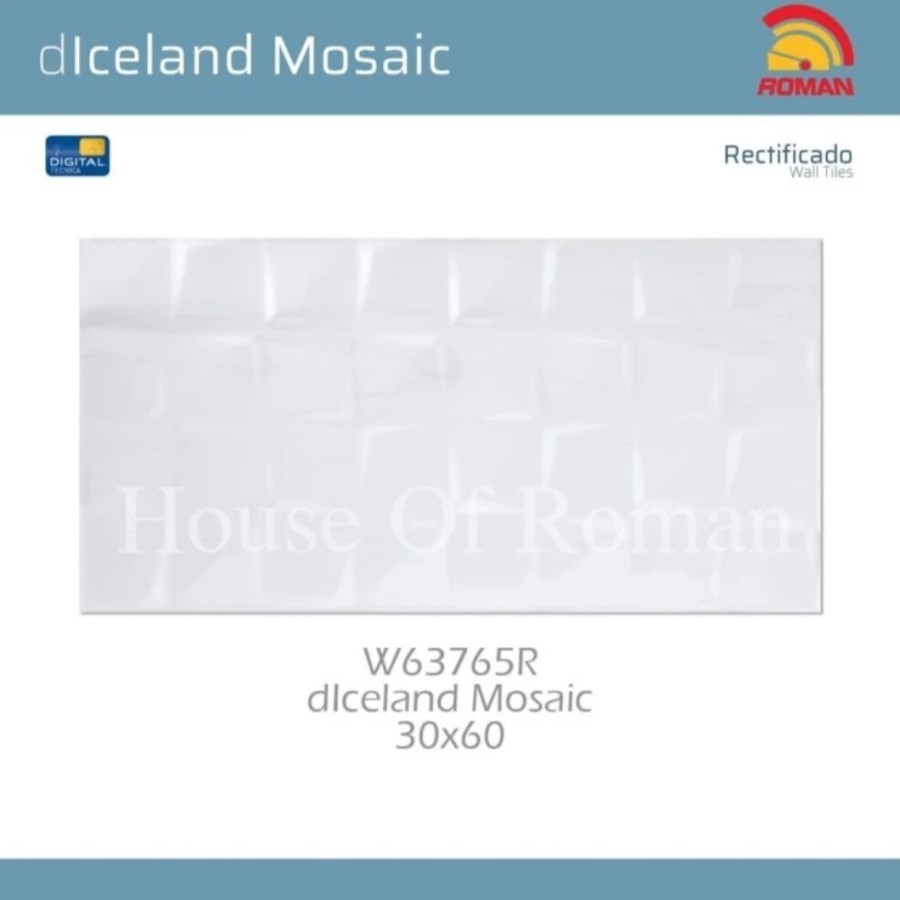 Roman Keramik W63765R dIceland Mosaic 30x60 Roman Keramik