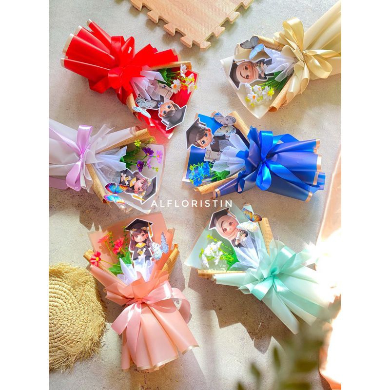 Buket wisuda/ buket topper wisuda/buket topper wisuda /WISUDA