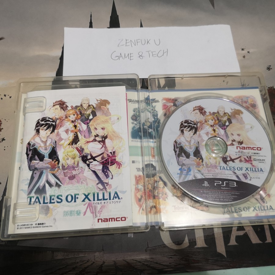 BD PS3 Tales of Xilia Blu-Ray Plastion Ori