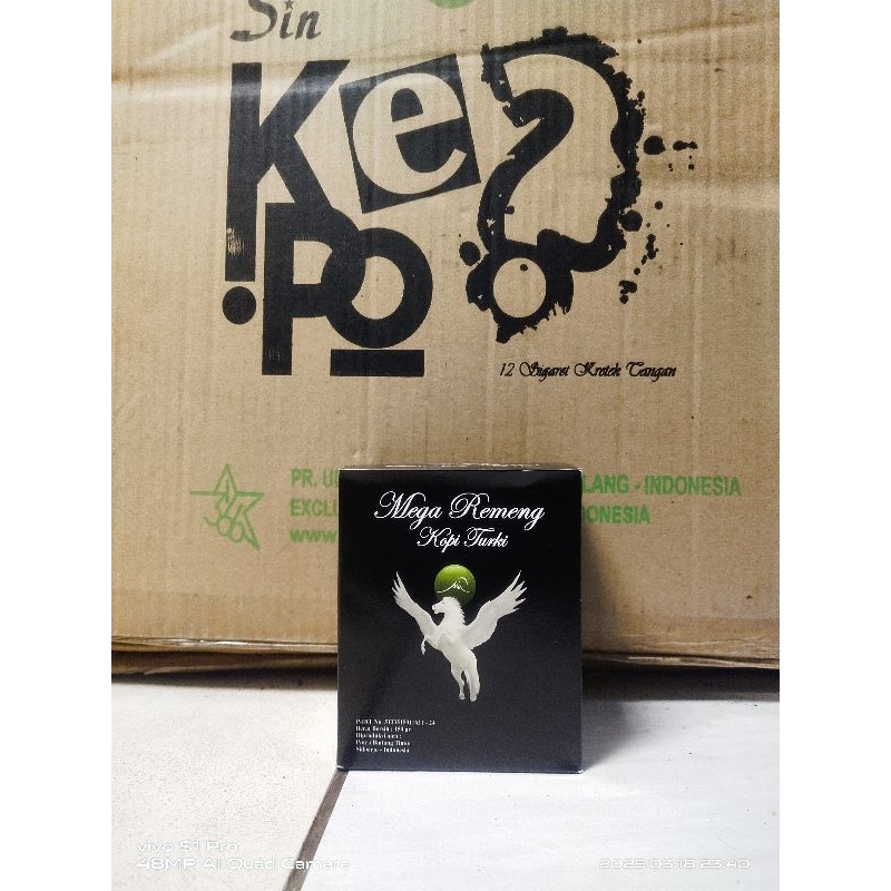

kopi turki Mega remeng original 1 boc isi 5 pcs