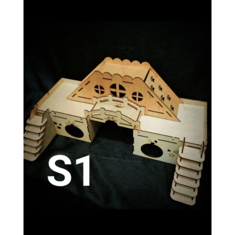 [S1] Paket Rumah Hamster Syirian Paket Rumah Hamster Sirian Dewasa Rumah Hamster Lucu Rumah Hamster 