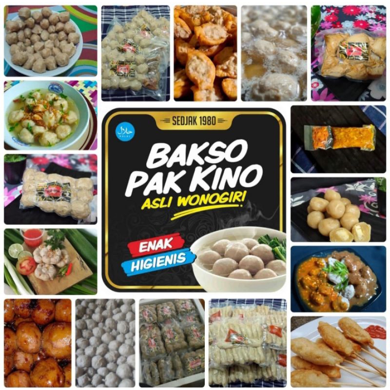 

BAKSO KOMBI FROZEN plus BUMBU Pak Kino