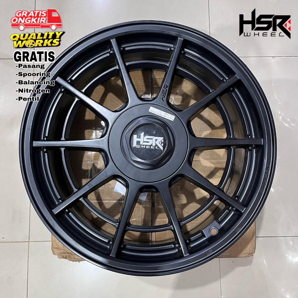 VELG MOBIL RAIZE, ROCKY, RING 17 LEBAR 7,5 VELG RACING HSR WHEEL BOAFEO