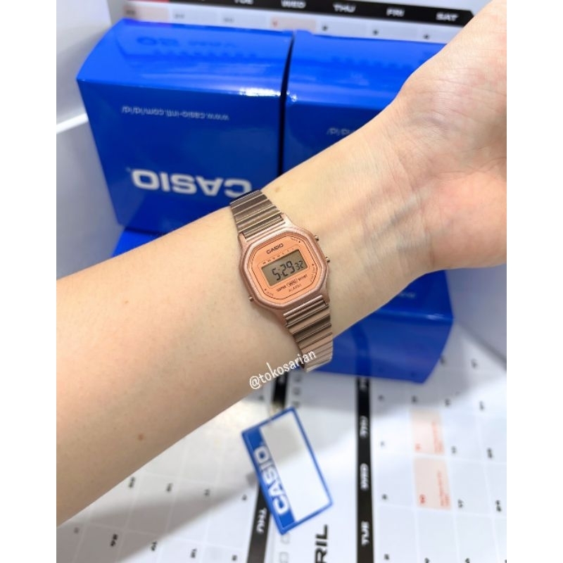 Casio LA-11WR-5ADF Original Bergaransi Jam Tangan Digital Wanita