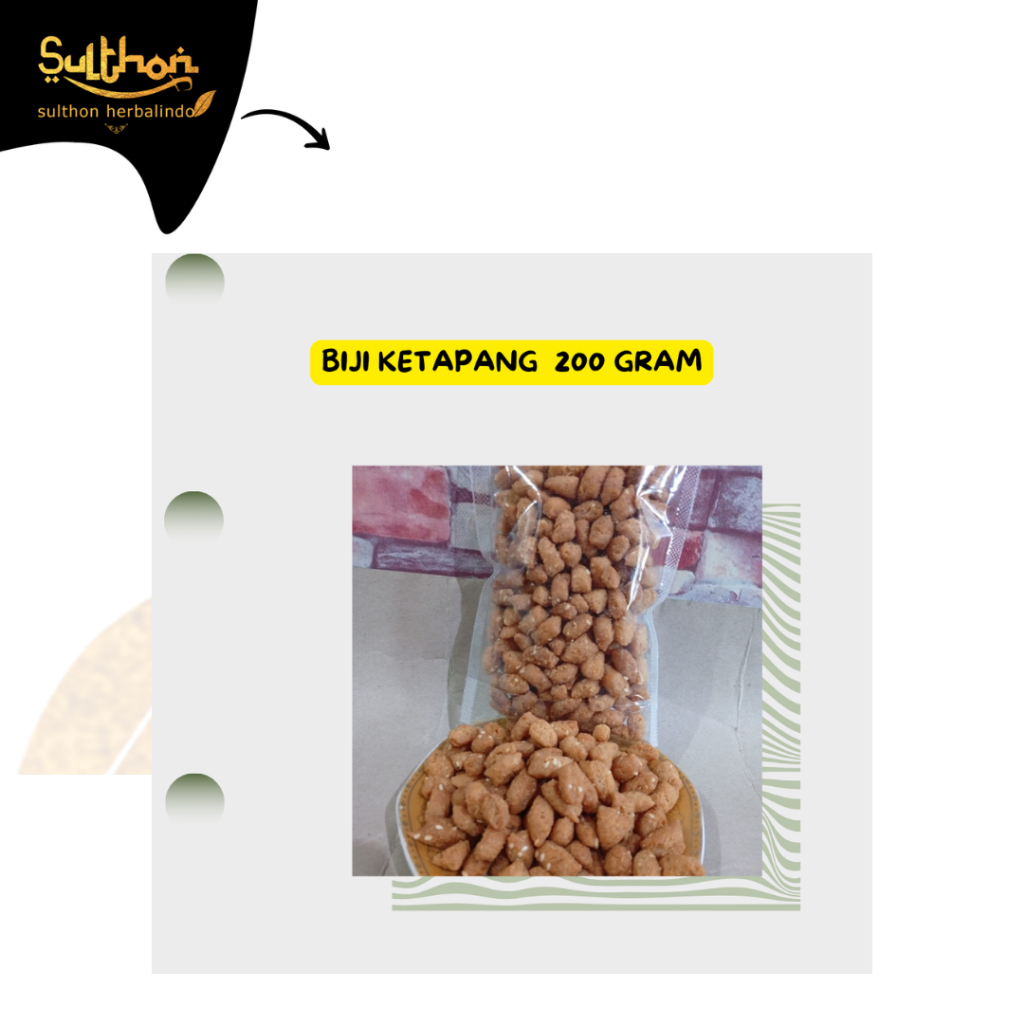 

sulthon cemilan - Biji Ketapang Manis oleh oleh khas dari jakarta betawi 200 gram